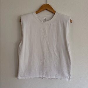 Alo Women’s Muscle Tee w Shoulder Pads